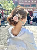 花嫁和装ヘア