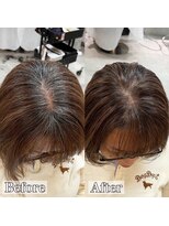 ティダスマイル ふじみ野店(tida smile)&nbsp;脱白髪染めハイライト*白髪ぼかしベージュ20代30代40代50代