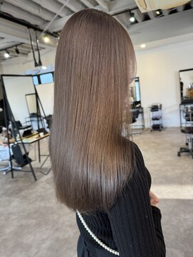 ナンバー(number+) 20代30代40代髪質改善カラーミルクティアッシュ