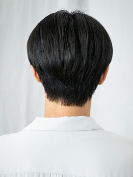モッズヘア メン 上尾東口店(mod's hair men) 20代30代センターパートアッシュブラックビジネスショートG上尾