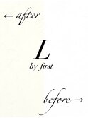 【L by first】ブルーシルバー