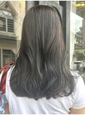 ダブルカラーミルクティーベージュカラーブルーブラックブリーチ