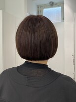ボブ ボブカット ボブヘア ミニボブ レイヤーボブ　切りっぱなし