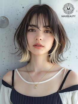 マックスビューティーギンザ(MAXBEAUTY GINZA)　の写真/銀座駅徒歩1分プチプラサロン!《カット＋うる艶フルカラー¥6900～》いつでも最先端のトレンドStyleに☆