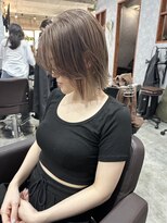 シールドヘアー 沖縄 新都心(C'LD Hair)&nbsp;那覇/新都心/おもろまち/ハイトーンボブ/ぷつっとボブ/大人ボブ