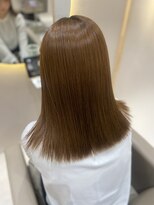 ジーナ 高田馬場(Zina)&nbsp;明るめベージュ×艶髪ストレート