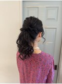 ポニーテールアレンジ