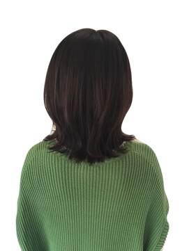 ヘアーズファイン(hair's fine) 30代40代◎小顔カット×くびれミディアム×ひし形シルエット