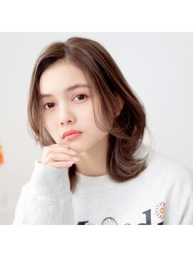 モンド ヘアクリエーション 下荒田店(monde hair creation) 【monde】フェイスフレーミング×くびれボブ