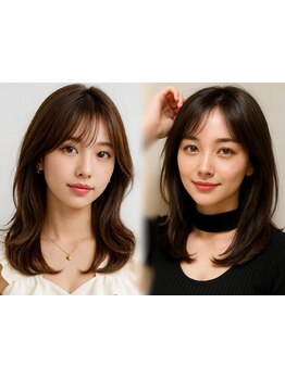 【カット+カラー+上質TR￥15400→￥8900】美髪補正カラーも大人気◎銀座で上質なミディアムヘアを叶える♪