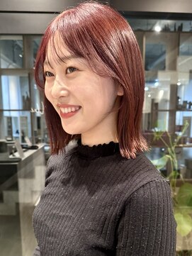 アンガーデン(Une GARDEN) ボブ/暖色カラー/ロブ