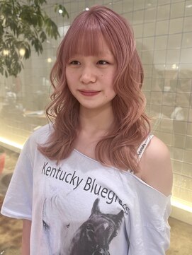 ローエ バイ デコ(Rohe by DECO) 【kira】ペールピンク/ピンクカラー/レイヤーカット