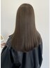 ☆☆ ブリーチなしでつくるオリーブベージュ　カット + ダブルカラー