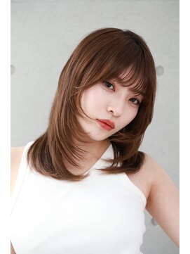 コア プラス 立川(COA PLUS) 韓国風レイヤーカット髪質改善ダブルカラーハッシュカット