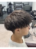 ツイストスパイラルパーマ/マッシュ/刈り上げ/ツーブロック