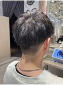 ツーブロック×ニュアンスパーマ◎色気センターパート