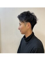 コットン 松本店(Cotton)&nbsp;黒は神、ショートパーマ［メンズ］