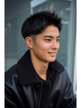 メンズショート/刈り上げマッシュショート/ビジネスショート