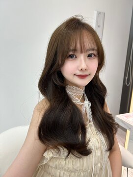 ロンドルピナス 小倉(Lond Lupinus) 黒髪カタログ/オリーブグレー/ココアベージュ/小顔に見せるヘア