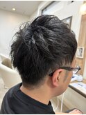 清潔感ツーブロックショート