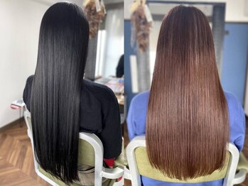 キアノス(kyanos)の写真/<kyanos>の高濃度水素カラー＆水素トリートメントで髪質改善☆大人女性の髪をいつまでも美しい艶髪に♪