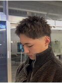 テーパーフェードスパイキーショート