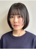 レイヤーショートボブ