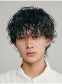 札幌メンズパーマ波巻きスパイラルパーマシャドウパーマゆるめ