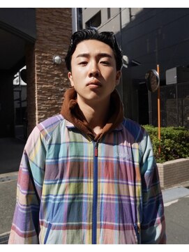 ブラウン(BROUN) くせを活かしたオールバック