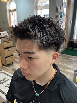スタンドバーバー 柏(STAND BARBER) 波巻きツイストスパイラル/リバースセンターパート/柏/柏駅