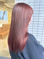ロジェ(loje)&nbsp;20代30代40代 ワインレッドカラー/ナチュラルロングレイヤー