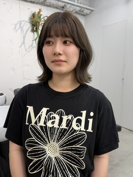 ネンドヘアー(nendo_hair) 【ブリーチなしダブルカラー】オリーブベージュ