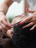 【スキマ時間にピッタリ!】シェービング+ヘッドスパ10分+ヘアセット