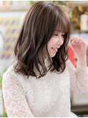 *bliss川口*モテ顔◎黒髪くせ毛風カールレディスタイルa!