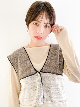 ネイヴィル オモテサンドウ(navile omotesando) アッシュブラウン×ナチュラル丸みショート