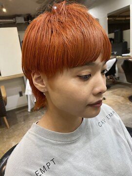 ソイ 下北沢(soi) ハイトーンオレンジ／ショートウルフ