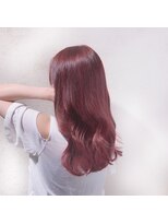 ヘアリゾートエーアイ 新宿西口店(hair resort Ai)&nbsp;ブリーチなし×カシスピンク【Ai新宿西口】