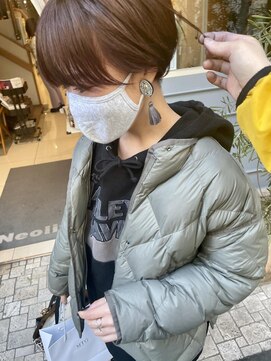 ネオリーブアイム 横浜西口店(Neolive aim) 20代30代40代小顔ショート切りっぱなしボブ横浜12