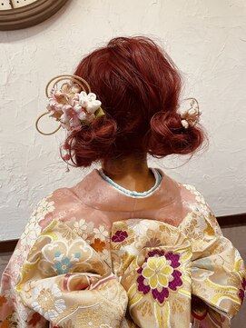 エージー ヘアー フジガオカ(A.G hair FUZIGAOKA) 2021成人式振袖