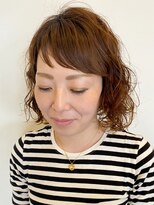 フラテロ(fratello)&nbsp;【fratello】鈴木担当《ボブ×ウェーブパーマスタイル》