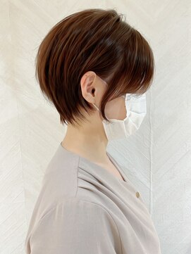 ロンド ストラーダ 心斎橋(Lond strada) ショート×ハイライト白髪ぼかし×シルキーベージュ[心斎橋]