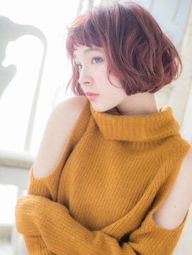 モッズ ヘア 福岡姪浜店(mod's hair) *mod's姪浜*…外国人風アッシュピンクベビーバングぱっつん前髪f