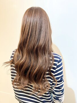 ネモヘアーワークス(nemo hair works) ロングヘア　ベージュカラー