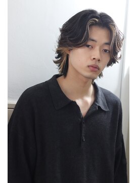 ブークル(boucle) ハイライトミディアムパーマ