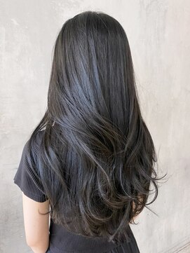 アルバム 渋谷パルコ(ALBUM) ダークブラウンレイヤーカット_グレージュカラーボブ_ba415381