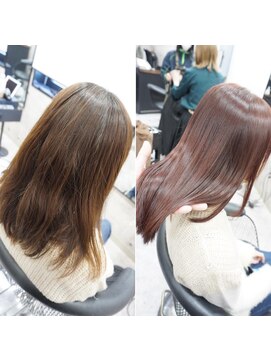 ヘアテリア リュウ 大塚(hair teria ryu) アホ毛/パヤ毛/乾燥毛対策/髪質改善ケア縮毛矯正&艶カラー