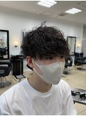 ツイストスパイラルパーマ×マッシュ