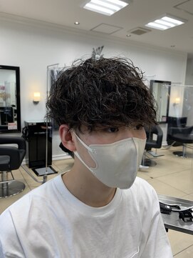 アッシュ 稲田堤店(Ash) ツイストスパイラルパーマ×マッシュ