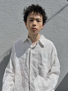 ヒュージ 三軒茶屋(huge) アップバング/束感ショート/ツーブロックマッシュ/コンマヘア