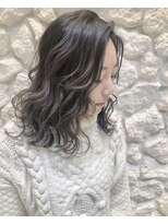 モアナ バイ ヘッドライト大宮店(Moana by HEADLIGHT)&nbsp;Moana【大宮】＃ミディアムボブ＃デジタルパーマ＃グレージュ
